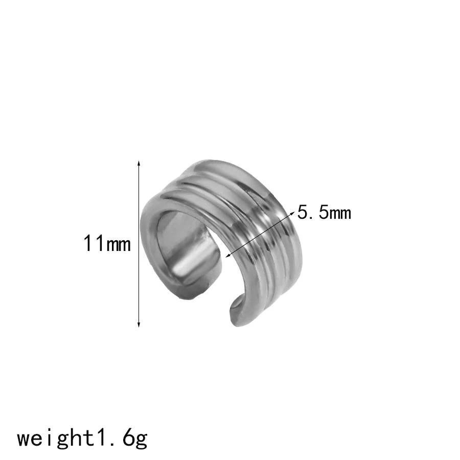 She Deserves to Shine – 18K Gold-Plated Stainless Steel Hoop Earrings