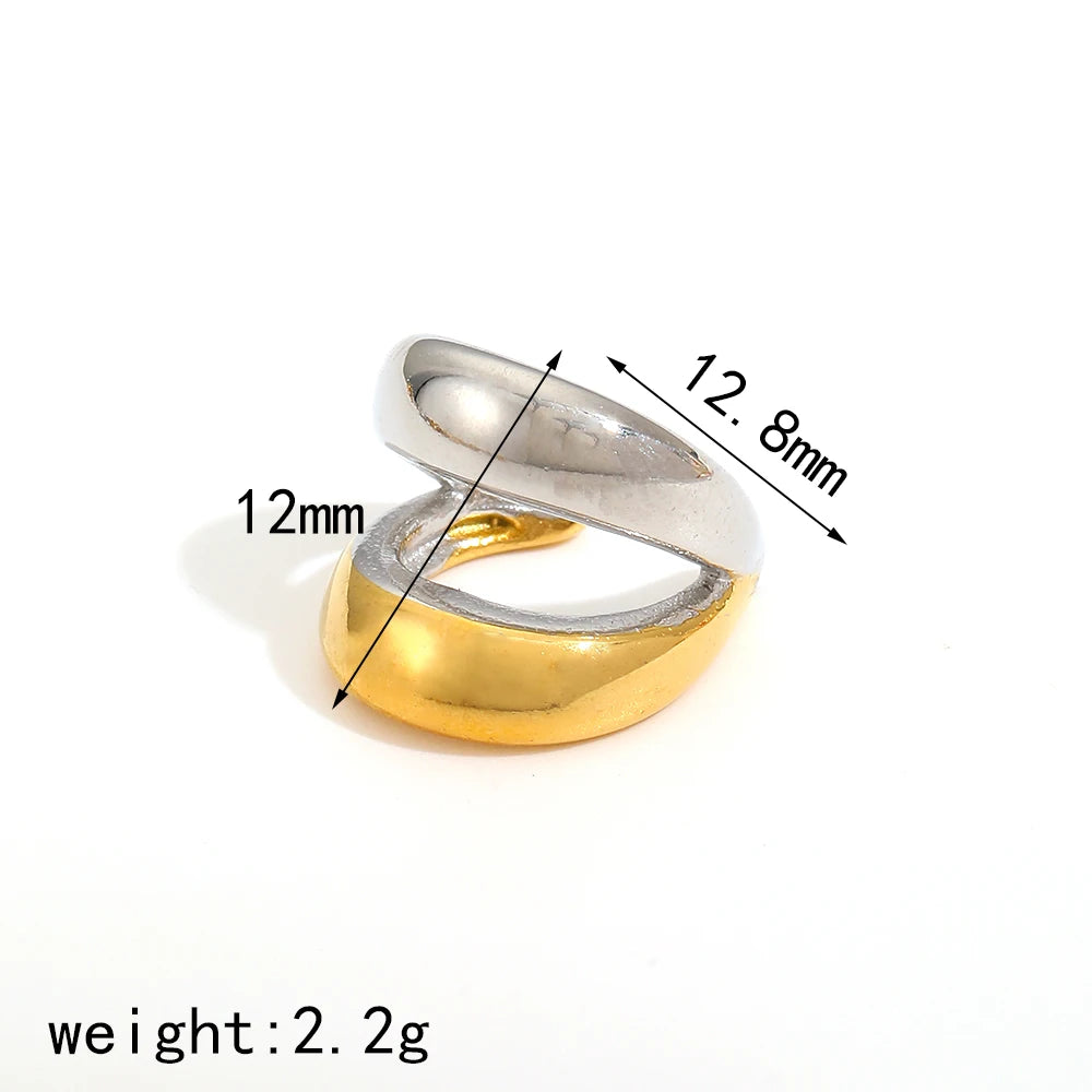 She Deserves to Shine – 18K Gold-Plated Stainless Steel Hoop Earrings