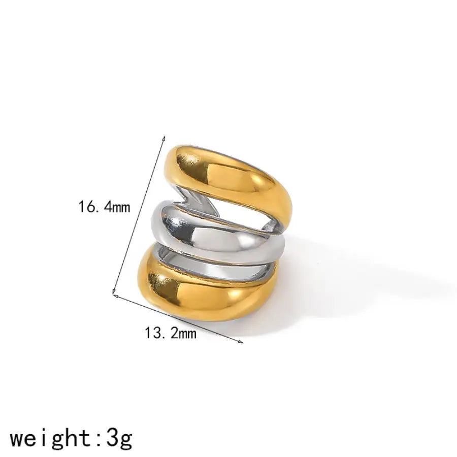 She Deserves to Shine – 18K Gold-Plated Stainless Steel Hoop Earrings